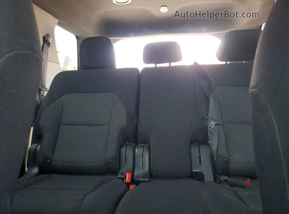 1FM5K8D88HGD60694 2017 FORD EXPLORER Black Vista de los asientos traseros