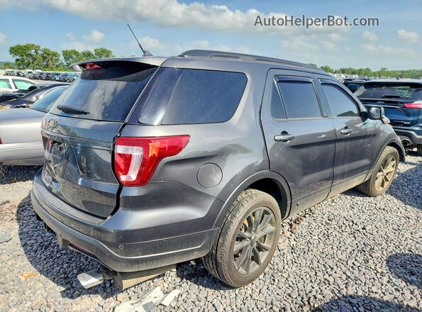 1FM5K8D88JGA25294 2018 FORD EXPLORER Charcoal Задня права чверть