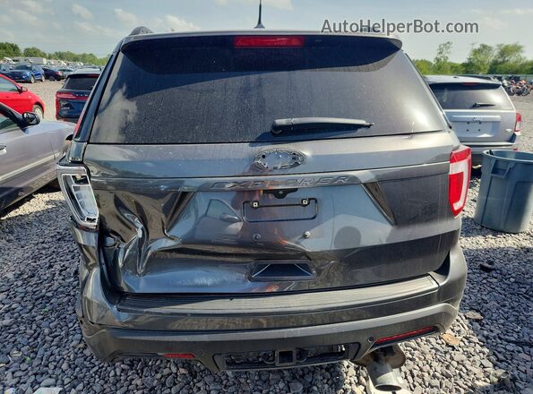 1FM5K8D88JGA25294 2018 FORD EXPLORER Charcoal Вид ззаду
