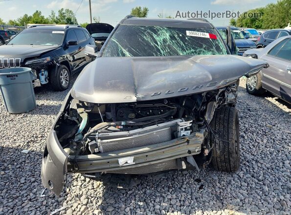 1FM5K8D88JGA25294 2018 FORD EXPLORER Charcoal Вид спереду