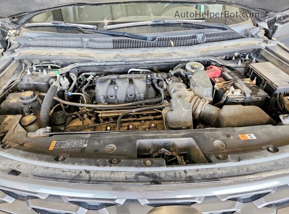 1FM5K8D88JGC54574 2018 FORD EXPLORER Gray Вид підкапотного простору