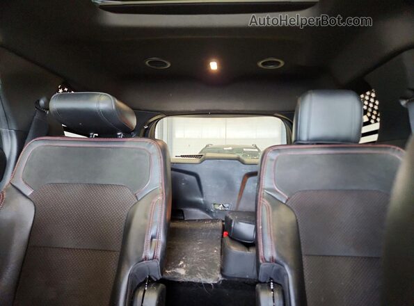 1FM5K8D88JGC54574 2018 FORD EXPLORER Gray Вид задніх сидінь