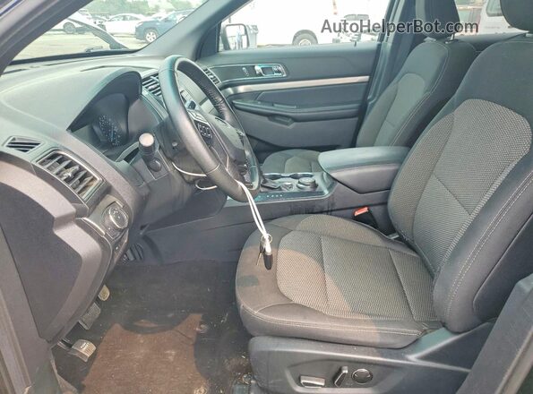 1FM5K8D88JGC79653 2018 FORD EXPLORER Black Սալոնի դիմացի տեսք