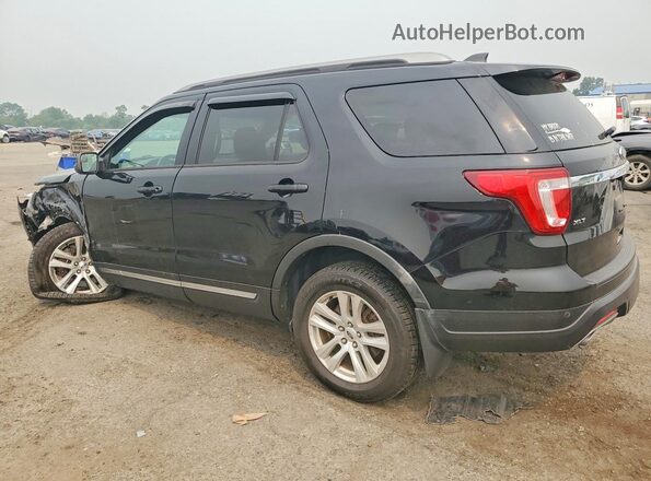 1FM5K8D88JGC79653 2018 FORD EXPLORER Black Հետևի ձախ