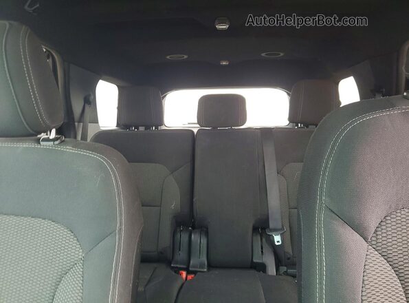 1FM5K8D88JGC79653 2018 FORD EXPLORER Black Հետևի նստատեղերի տեսք