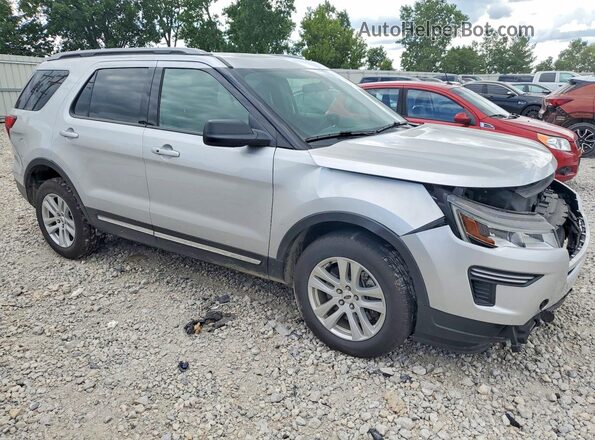 1FM5K8D88JGC92547 2018 FORD EXPLORER Silver Front right