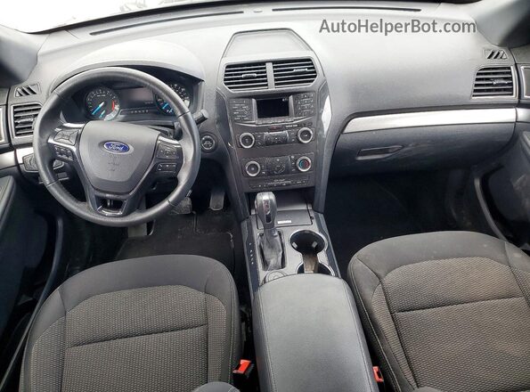 1FM5K8D88JGC92547 2018 FORD EXPLORER Silver Dashboard view
