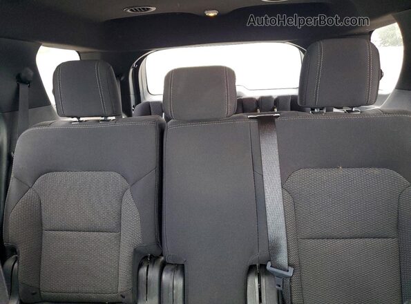 1FM5K8D88JGC92547 2018 FORD EXPLORER Silver Rear seats view