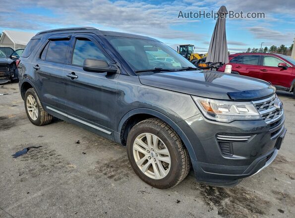 1FM5K8D88KGA34806 2019 FORD EXPLORER Gray Առջևի աջ