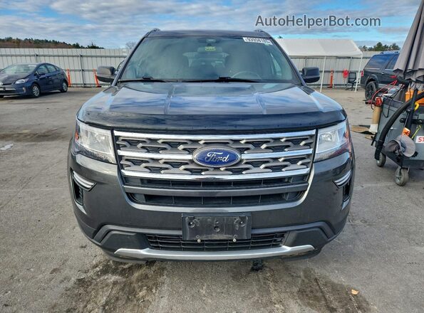 1FM5K8D88KGA34806 2019 FORD EXPLORER Gray Դիմացի տեսք