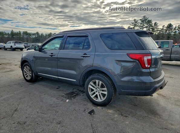 1FM5K8D88KGA34806 2019 FORD EXPLORER Gray Հետևի ձախ