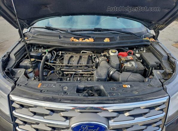 1FM5K8D88KGA34806 2019 FORD EXPLORER Gray Շարժիչի բաժամունքի տեսք