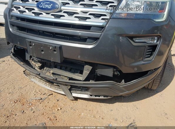 1FM5K8D88KGA49788 2019 FORD EXPLORER Gray Vista frontal