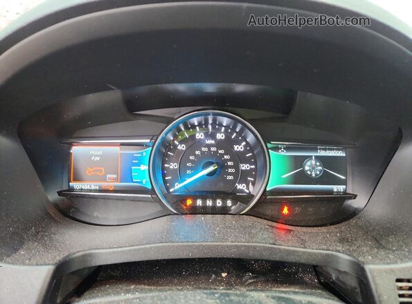 1FM5K8D88KGA95623 2019 FORD EXPLORER Red ხელსაწყოთა პანელის ხედი