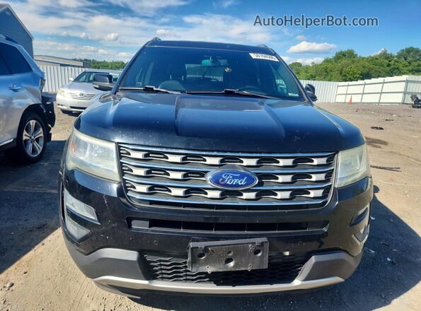 1FM5K8D89GGA31517 2016 FORD EXPLORER Black წინა ხედი