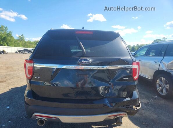 1FM5K8D89GGA31517 2016 FORD EXPLORER Black უკანა ხედი