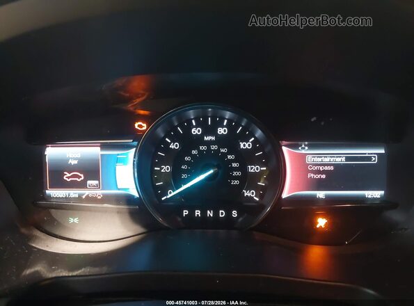 1FM5K8D89GGA94584 2016 FORD EXPLORER Orange Widok tylnych siedzeń