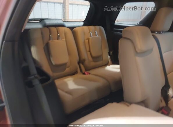 1FM5K8D89GGA94584 2016 FORD EXPLORER Orange Widok naklejki z numerem VIN