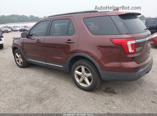 1FM5K8D89GGC52938 2016 FORD EXPLORER Burgundy Rear left