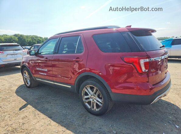 1FM5K8D89GGC80710 2016 FORD EXPLORER Red Հետևի ձախ