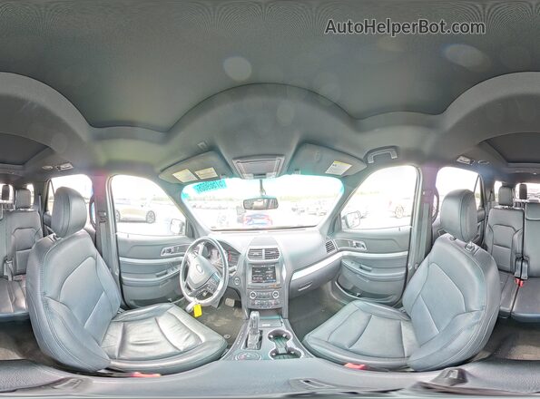 1FM5K8D89GGD19246 2016 FORD EXPLORER Blue 360 interior view