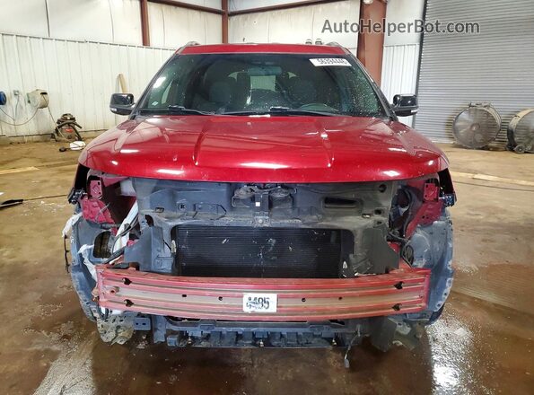 1FM5K8D89HGA02326 2017 FORD EXPLORER Red Front view