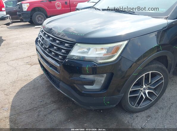 1FM5K8D89HGA10071 2017 FORD EXPLORER Black 