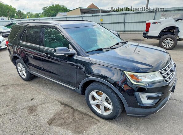 1FM5K8D89HGA19787 2017 FORD EXPLORER Black წინა მარჯვენა