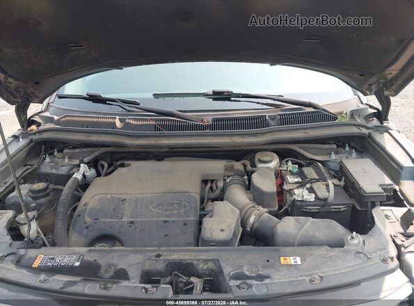 1FM5K8D89HGA66530 2017 FORD EXPLORER Gray Rear view