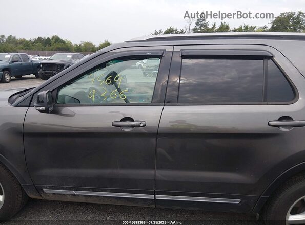 1FM5K8D89HGA66530 2017 FORD EXPLORER Gray 360 interior view