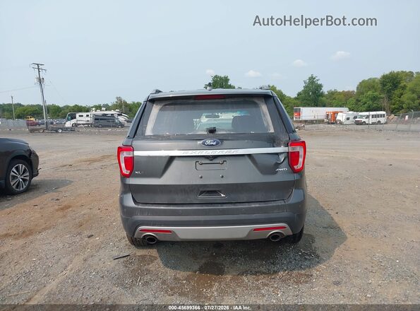 1FM5K8D89HGA66530 2017 FORD EXPLORER Gray 