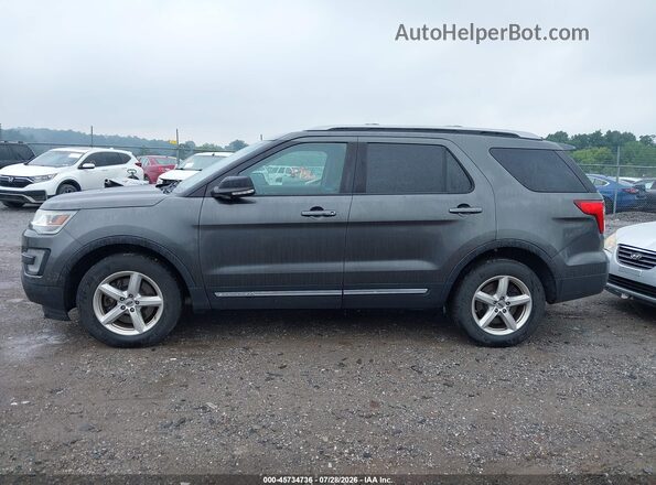 1FM5K8D89HGA73025 2017 FORD EXPLORER Gray სალონის 360-გრადუსიანი ხედი