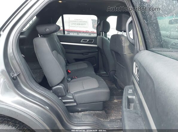 1FM5K8D89HGA73025 2017 FORD EXPLORER Gray VIN კოდის სტიკერის ხედი