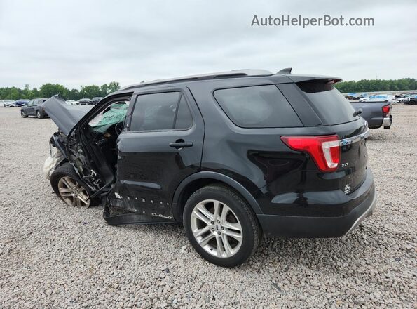 1FM5K8D89HGD81893 2017 FORD EXPLORER Черный Задняя левая четверть