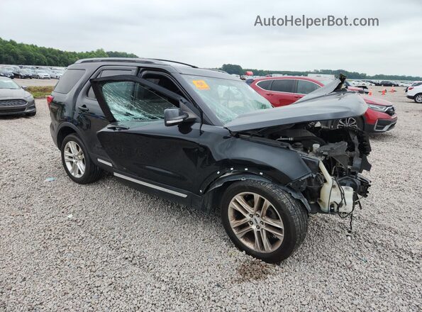 1FM5K8D89HGD81893 2017 FORD EXPLORER Черный Передняя правая четверть