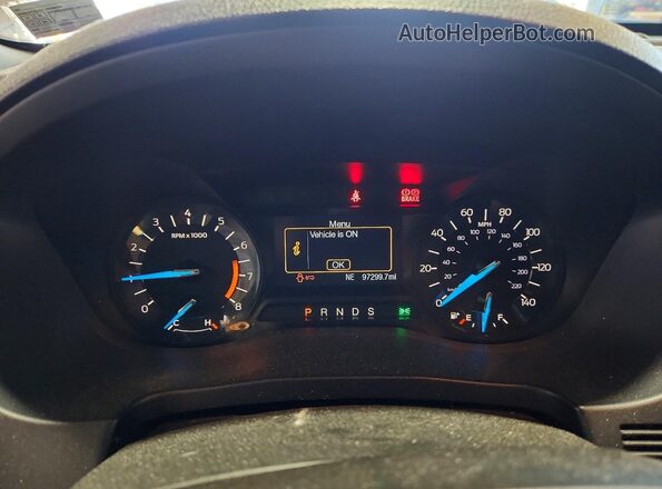 1FM5K8D89JGA30665 2018 FORD EXPLORER Maroon Вид щитка приладів