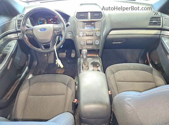 1FM5K8D89JGA30665 2018 FORD EXPLORER Maroon Вид панелі приладів
