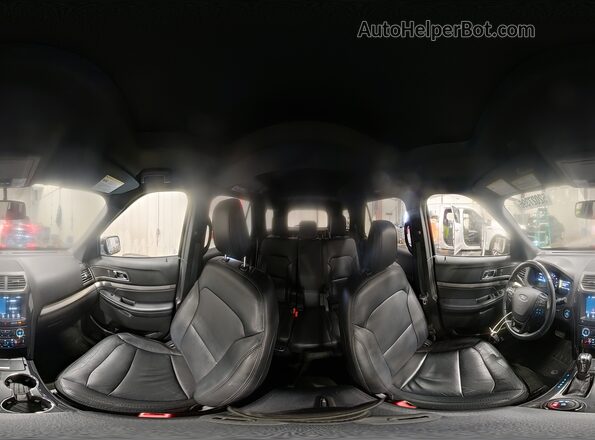 1FM5K8D89JGA34652 2018 FORD EXPLORER Gray 360 interior view