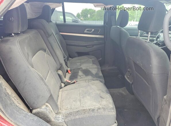 1FM5K8D89JGA54285 2018 FORD EXPLORER Красный Вид задней части салона