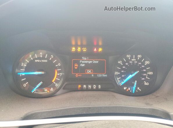 1FM5K8D89JGA54285 2018 FORD EXPLORER Красный Вид щитка приборов