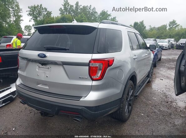 1FM5K8D89JGC20840 2018 FORD EXPLORER Silver Задня права чверть