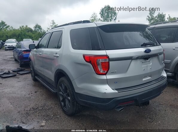 1FM5K8D89JGC20840 2018 FORD EXPLORER Silver Задня ліва чверть