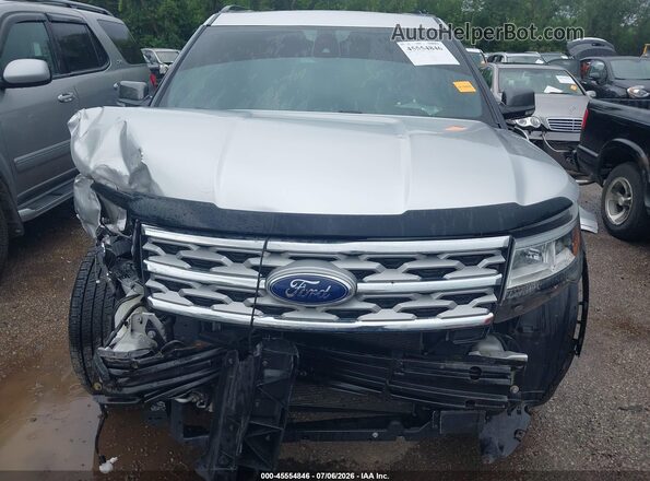 1FM5K8D89JGC20840 2018 FORD EXPLORER Silver Вид спереду