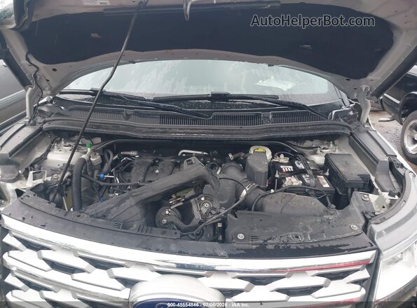 1FM5K8D89JGC20840 2018 FORD EXPLORER Silver Вид ззаду