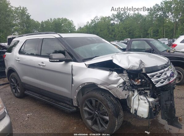 1FM5K8D89JGC20840 2018 FORD EXPLORER Silver Панорамний вид салону 360°