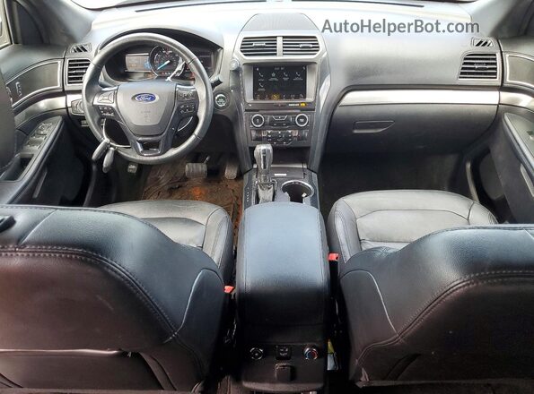 1FM5K8D89JGC24533 2018 FORD EXPLORER Серый Вид панели приборов