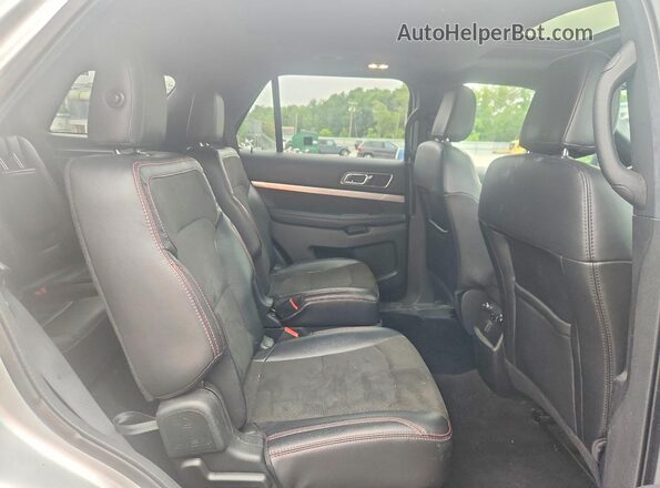 1FM5K8D89JGC89110 2018 FORD EXPLORER Silver Սալոնի հետևի տեսք