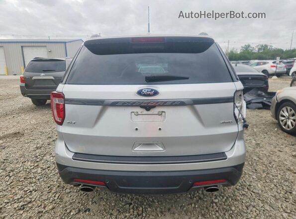 1FM5K8D89JGC89110 2018 FORD EXPLORER Silver Հետևի տեսք