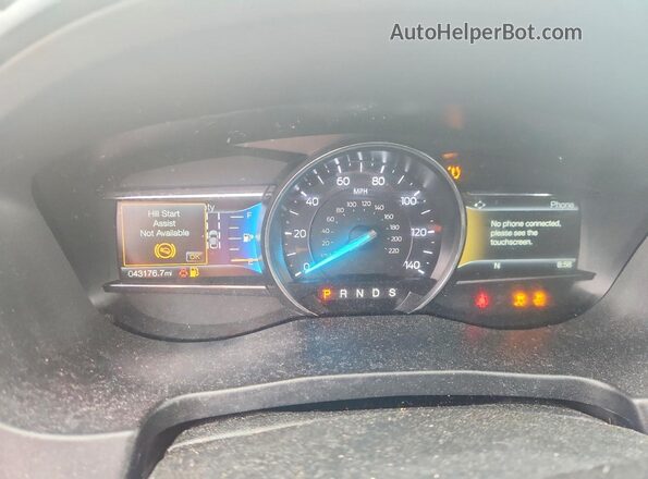 1FM5K8D89JGC89110 2018 FORD EXPLORER Silver Սարքավորումների վահանակի տեսք