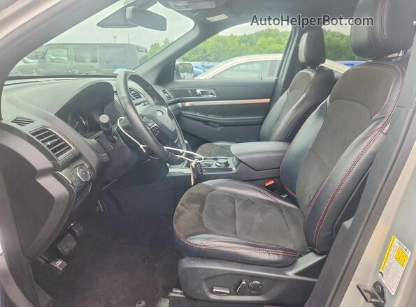 1FM5K8D89JGC89110 2018 FORD EXPLORER Silver Սալոնի դիմացի տեսք